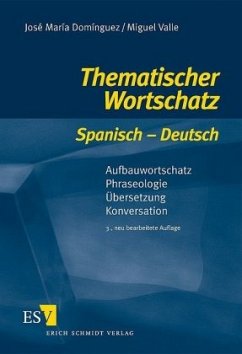 Cover Thematischer Wortschatz Spanisch-Deutsch