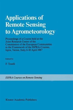 Applications of Remote Sensing to Agrometeorology - Toselli