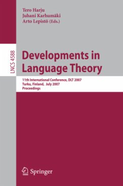 Developments in Language Theory - Harju, Tero (Volume ed.) / Karhumäki, Juhani / Lepistö, Arto