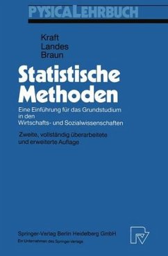 Statistische Methoden Eine Einführung für das Grundstudium in den Wirtschafts- und Sozialwissenschaften