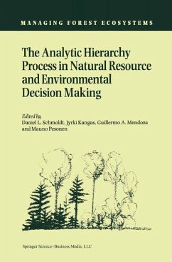 The Analytic Hierarchy Process in Natural Resource and Environmental Decision Making - Schmoldt