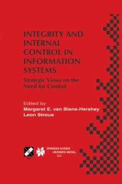 Integrity and Internal Control in Information Systems - van Biene-Hershey, Margaret E. / Strous, Leon A.M. (Hgg.)