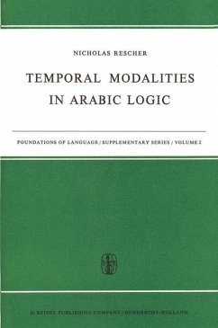 Temporal Modalities in Arabic Logic - Rescher, Nicholas