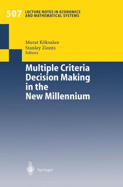 Multiple Criteria Decision Making in the New Millennium - Köksalan, Murat / Zionts, Stanley (eds.)