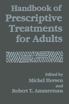 Handbook of Prescriptive Treatments for Adults - Ammerman, Robert T. / Hersen, Michel (eds.)