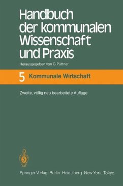 Handbuch der kommunalen Wissenschaft und Praxis - Püttner, Günter (Hrsg.)