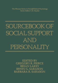 Sourcebook of Social Support and Personality - Pierce, Gregory R. / Lakey, Brian / Sarason, I.G. / Sarason, I.G. (Hgg.)