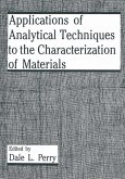 Applications of Analytical Techniques to the Characterization of Materials