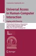 Universal Acess in Human Computer... - Bild 1