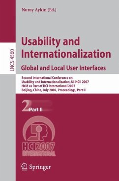 Usability and Internationalization. Global and Local User Interfaces - Aykin, Nuray (Volume ed.)