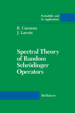 Spectral Theory of Random Schrödinger Operators - Carmona, R.;Lacroix, J.