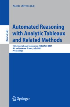 Automated Reasoning with Analytic Tableaux and Related Methods - Olivetti, Nicola (Volume ed.)