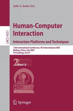 Human-Computer Interaction. Interaction Platforms and Techniques - Jacko, Julie A. (Volume ed.)