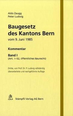 Cover Baugesetz des Kantons Bern, Kommentar