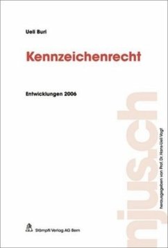 Cover Kennzeichenrecht (f. d. Schweiz)