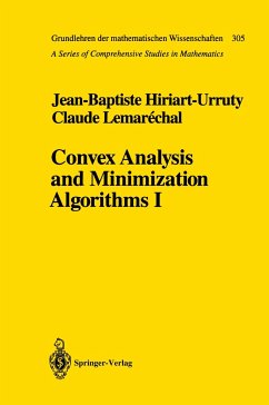 Convex Analysis and Minimization Algorithms I - Hiriart-Urruty, Jean-Baptiste;Lemarechal, Claude
