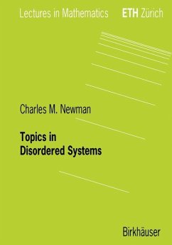 Topics in Disordered Systems - Newman, Charles M.