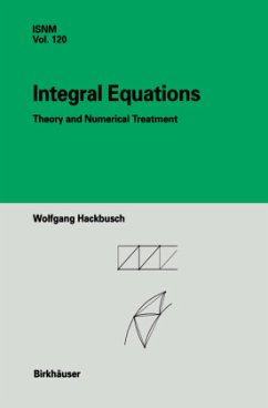 Integral Equations - Hackbusch, Wolfgang