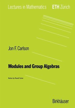 Modules and Group Algebras - Carlson, Jon F.