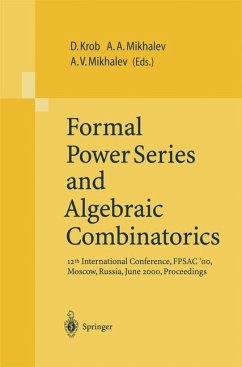 Formal Power Series and Algebraic Combinatorics - Krob, Daniel / Mikhalev, Alexander A. / Mikhalev, Alexander V. (eds.)