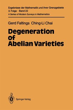 Degeneration of Abelian Varieties - Faltings, Gerd;Chai, Ching-Li