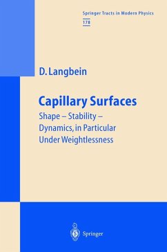 Capillary Surfaces - Langbein, Dieter W.