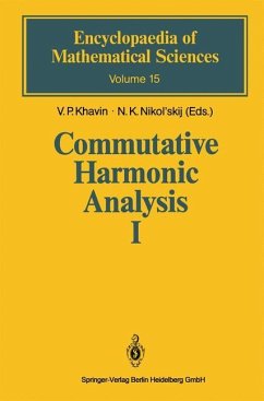 Commutative Harmonic Analysis I - Khavin, V.P. / Nikol'skij, N.K. (eds.)