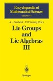 Lie Groups and Lie Algebras III