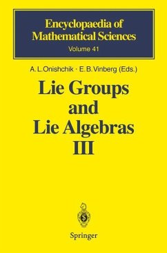 Lie Groups and Lie Algebras III - Onishchik