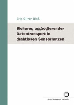 Cover Sicherer, aggregierender Datentransport in drahtlosen Sensornetzen