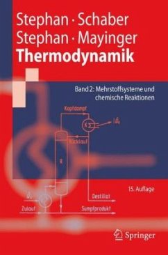 Mehrstoffsysteme und chemische Reaktionen / Thermodynamik Bd.2 - Stephan, Karl / Mayinger, Franz