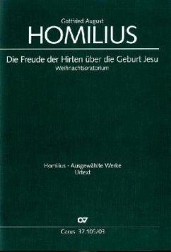 Die Freude der Hirten über die Geburt Jesu HoWV I.1, Klavierauszug - Homilius, Gottfried August