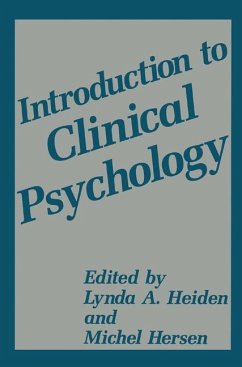 Introduction to Clinical Psychology - Heiden, Lynda A. / Hersen, Michel (eds.)