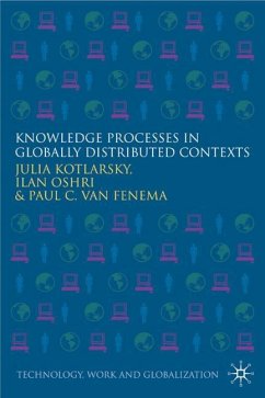 Knowledge Processes in Globally Distributed Contexts - Kotlarsky, J.;Oshri, I.;Fenema, P. Van
