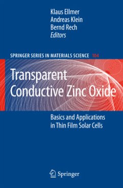 Transparent Conductive Zinc Oxide - Ellmer, Klaus / Klein, Andreas / Rech, Bernd (eds.)