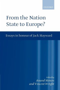 From Nation State to Europe? - Menon, Anand / Wright, Vincent (eds.)