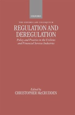 Regulation and Deregulation - McCrudden, Christopher (ed.)