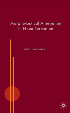 Morpho-Lexical Alternation in Noun Formation - Hamawand, Z.