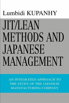 Jit/Lean Methods and Japanese Management - Kupanhy, Lumbidi
