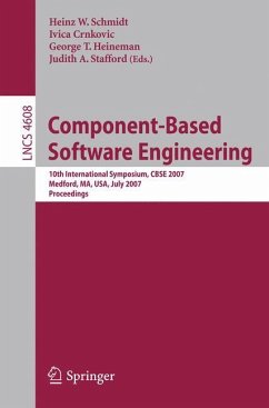 Component-Based Software Engineering - Schmidt, Heinz G. (Volume ed.) / Crnkovic, Ivica / Heineman, George T. / Stafford, Judith A.
