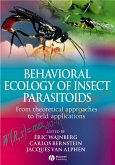 Behavioral Ecology of Insect Parasitoids