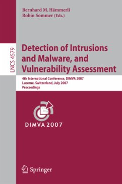 Detection of Intrusions and Malware, and Vulnerability Assessment - Hämmerli, Bernhard (Volume ed.) / Sommer, Robin