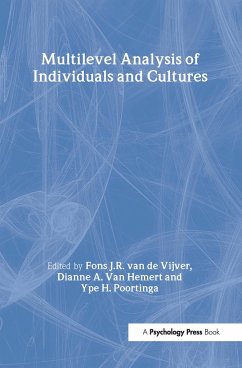 Multilevel Analysis of Individuals and Cultures - de Vijver, Fons J R van; Hemert, Dianne A van; Poortinga, Ype H