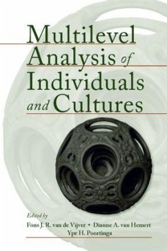 Multilevel Analysis of Individuals and Cultures - de Vijver, Fons J R van; Hemert, Dianne A van; Poortinga, Ype H