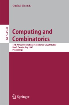 Computing and Combinatorics - Lin, Guohui (Volume ed.)