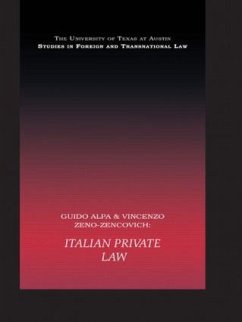 PB Direct Italian Private Law - Alpa, Guido; Zeno-Zencovich, Vincenzo