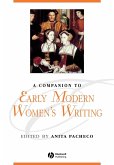 Companion to Early Modern Womens Writing