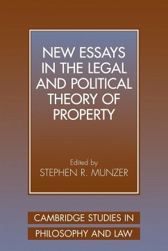 New Essays in the Legal and Political Theory of Property - Munzer, Stephen R. (ed.)