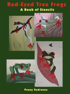 Red-Eyed Tree Frogs - A Book of Stencils - Vedrenne, Penny