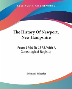 The History Of Newport, New Hampshire